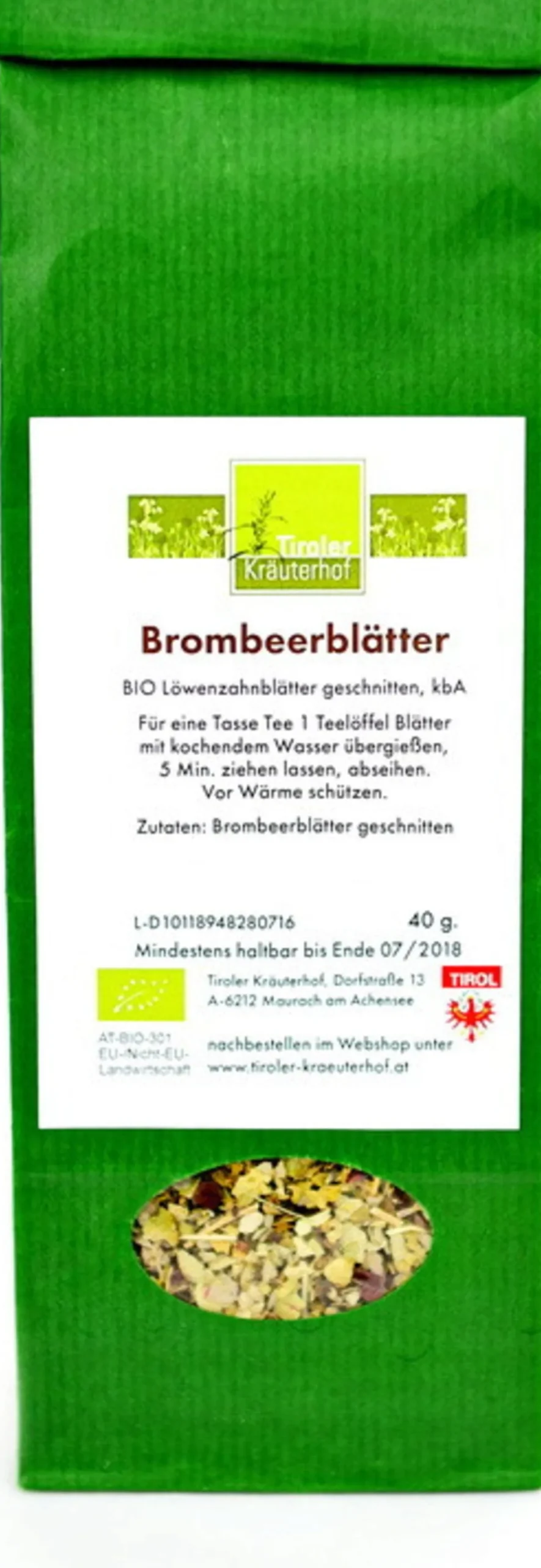 Tisana alle Foglie di Mora Bio, 40 g