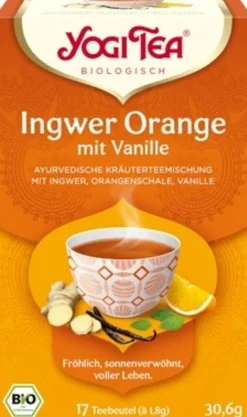 Tisana Bio con Zenzero, Arancia & Vaniglia, 30,60 g
