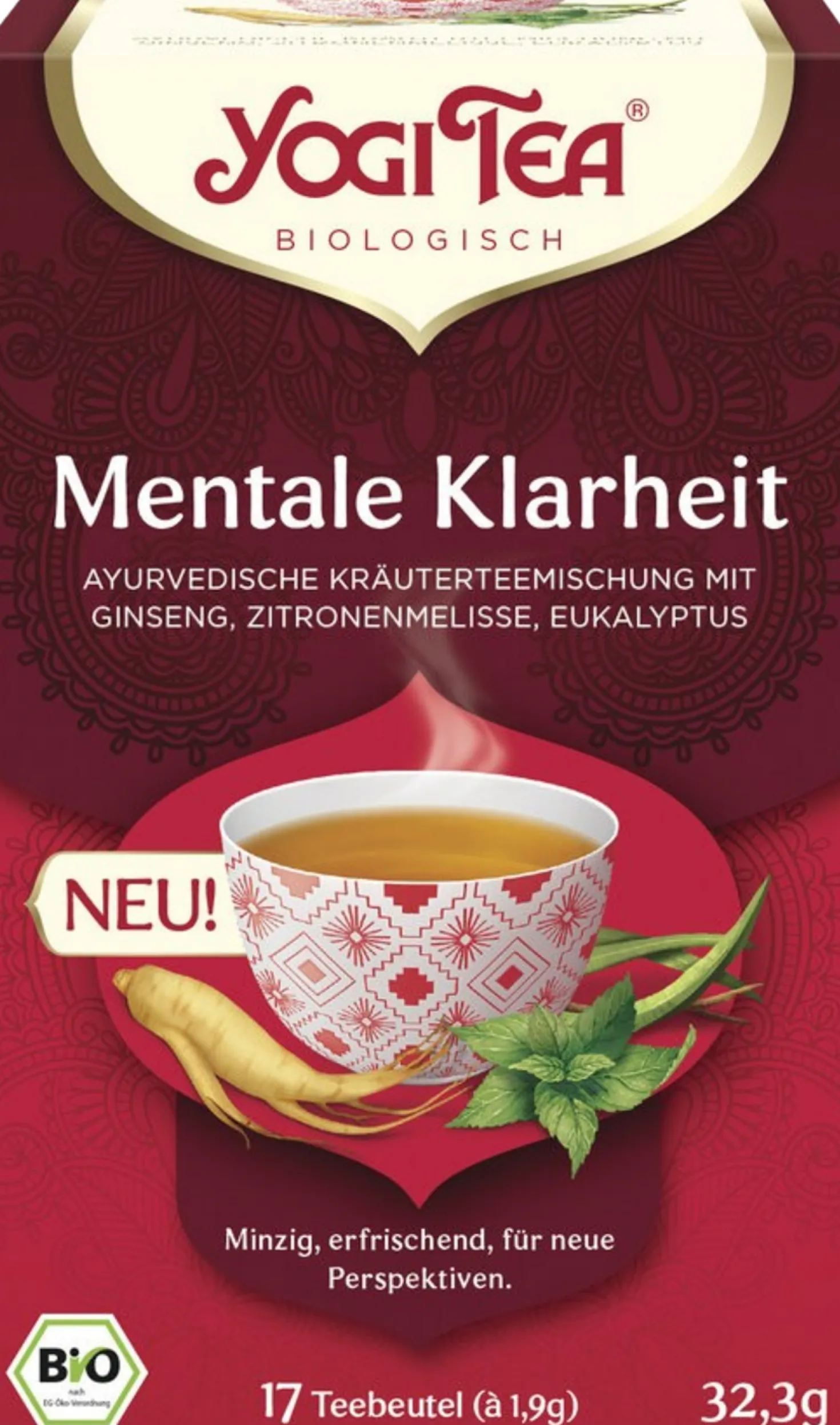Tisana Bio per la Mente, 17 bustine (32,30 g)