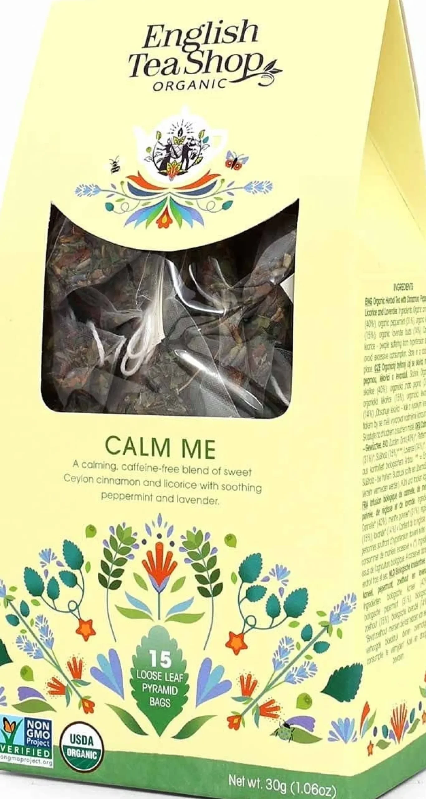 Tisana Wellness Bio - Calm Me, 15 bustine piramidali (30 g)
