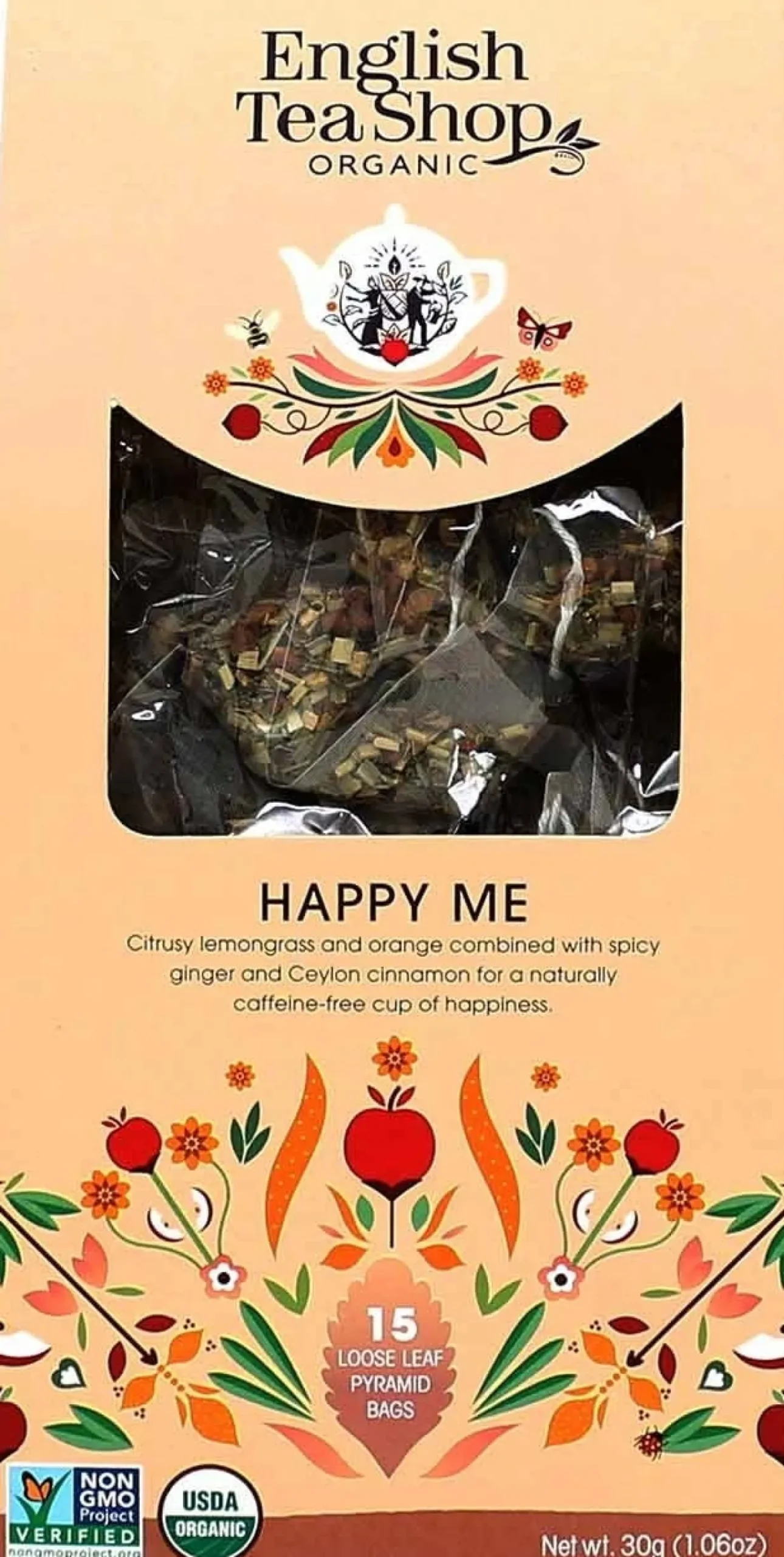 Tisana Wellness Bio - Happy Me, 15 bustine piramidali (30 g)