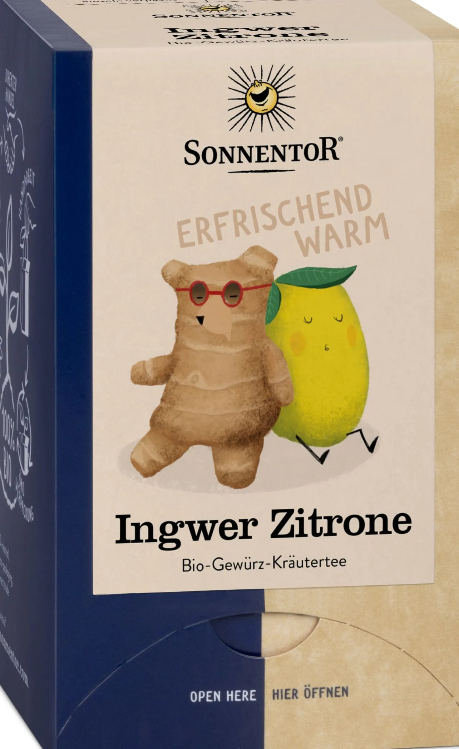 Tisana Zenzero e Limone, Bustine, 18 pezzi (32,40 g)