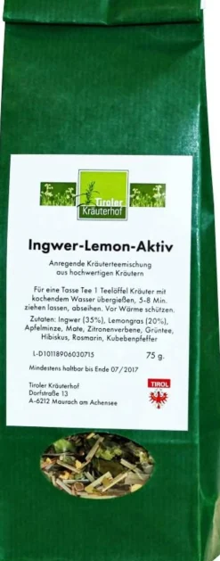 Tisana Zenzero e Limone, 75 g