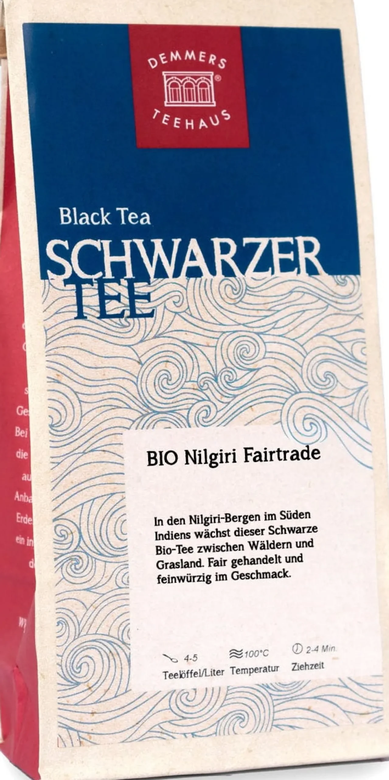Tè Nero Bio "Nilgiri Oothu Fairtrade", 100 g