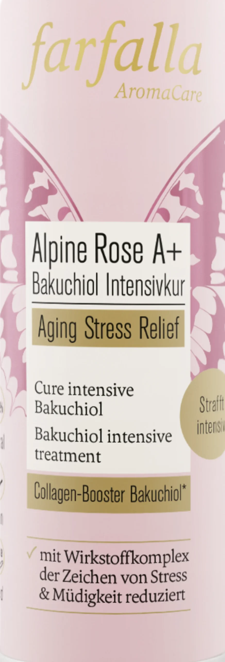 Trattamento Antiage Bakuchiol, Rosa Alpina e Vitamina A+, 15 ml