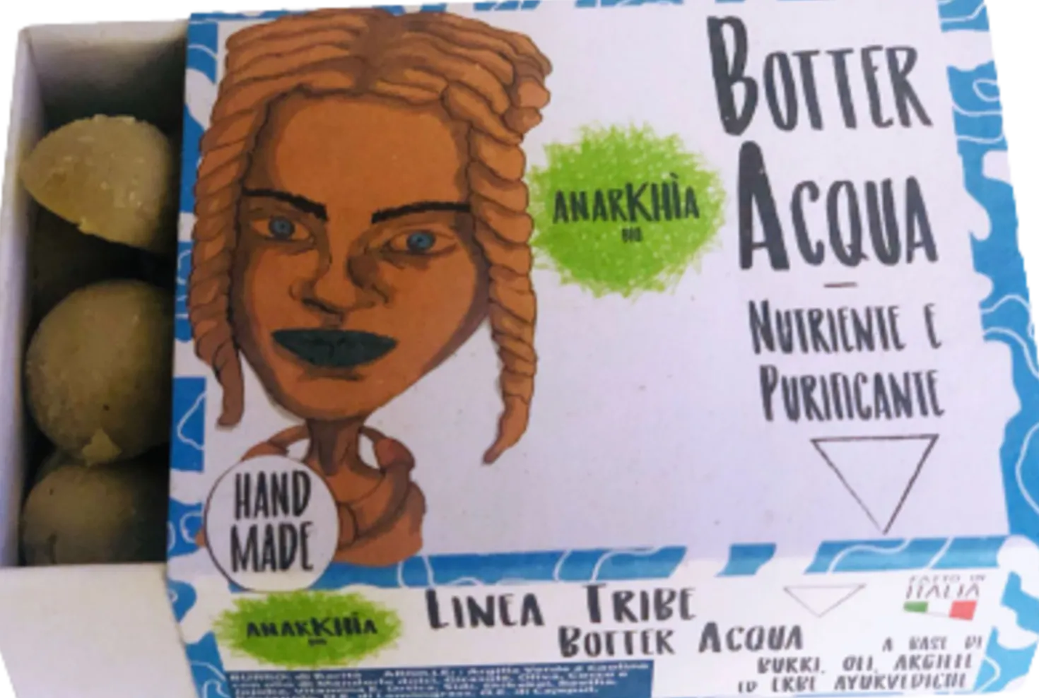 TRIBE BOTTER ACQUA Impacco Purificante per Capelli, 50 g