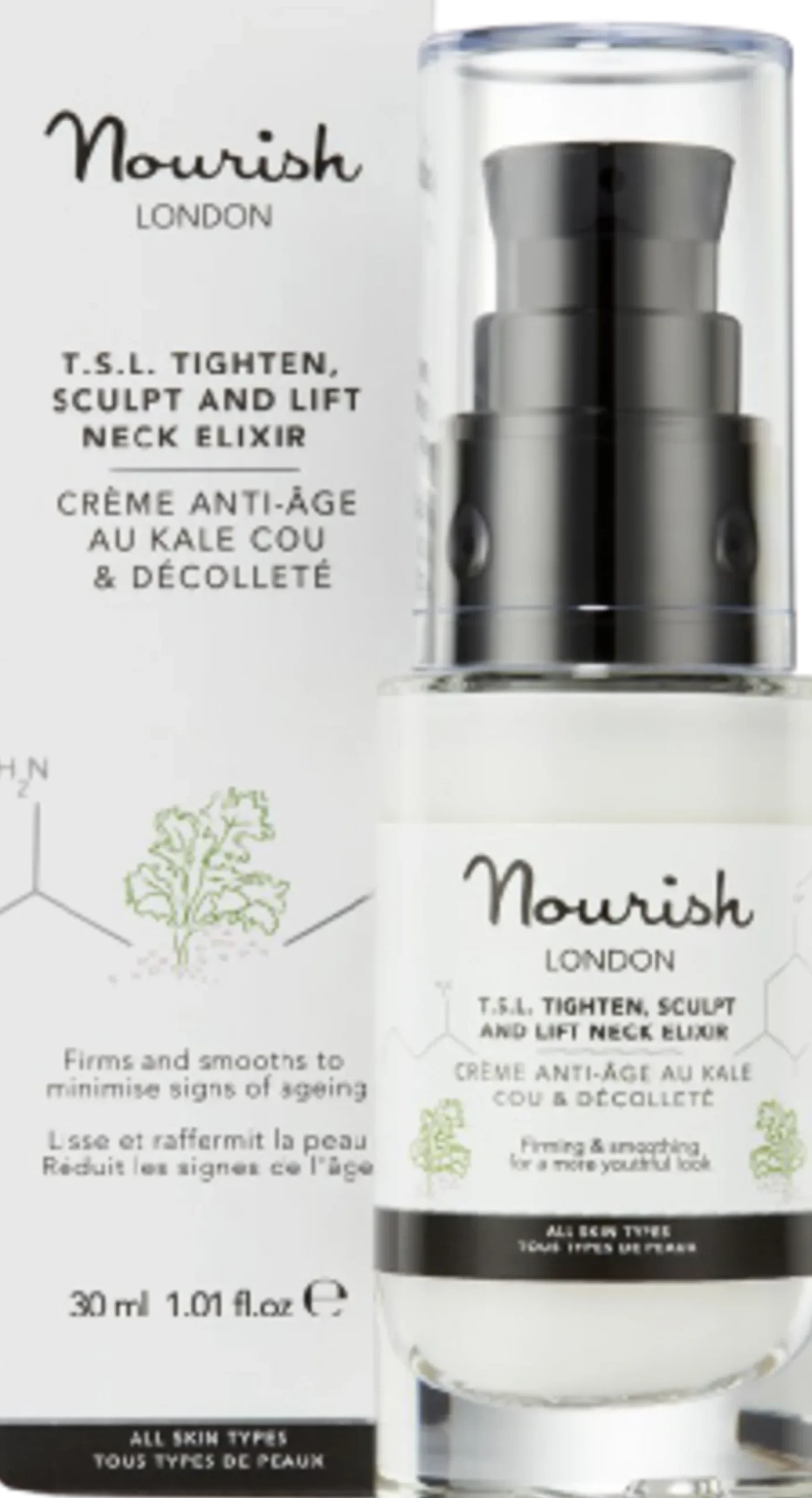 T.S.L. Tighten, Sculpt and Lift Neck Elixir, 30 ml