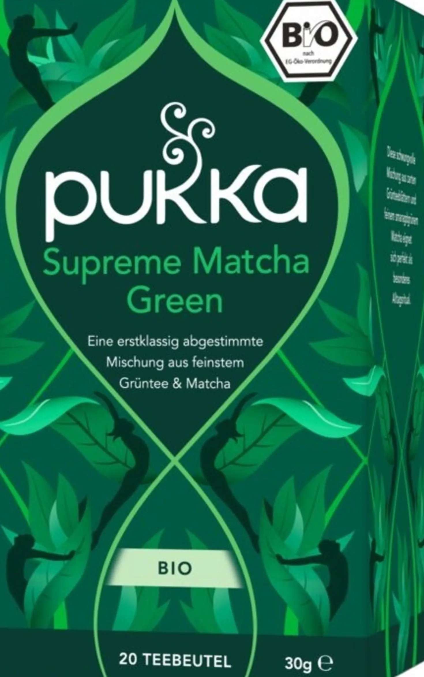 Tè Verde Supreme Matcha Green Bio, 20 bustine di tè (30 g)