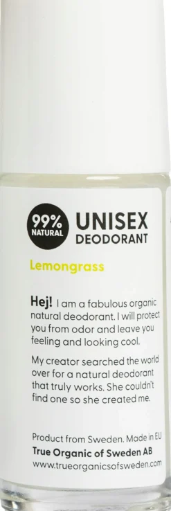 Undercover Agent Natural Deodorant Lemongrass, 50 ml