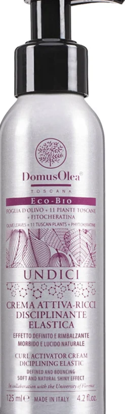 UNDICI - Crema Attiva Ricci Disciplinante Elastica, 125 ml