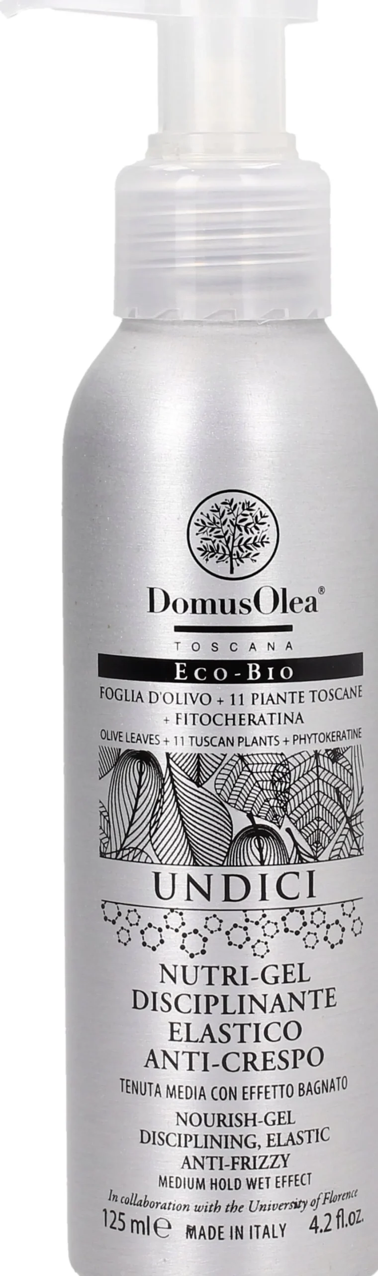 UNDICI - Nutri-Gel Disciplinante Elastico Anti Crespo, 125 ml