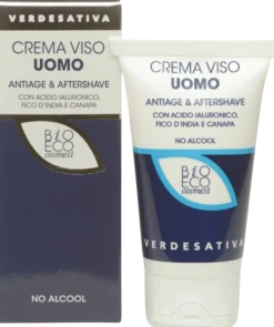 UOMO Crema Viso Anti-Age & Aftershave, 50 ml