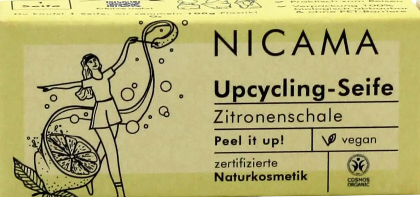 Upcycling Sapone Effetto Peeling - Scorze di Limone, 25 g