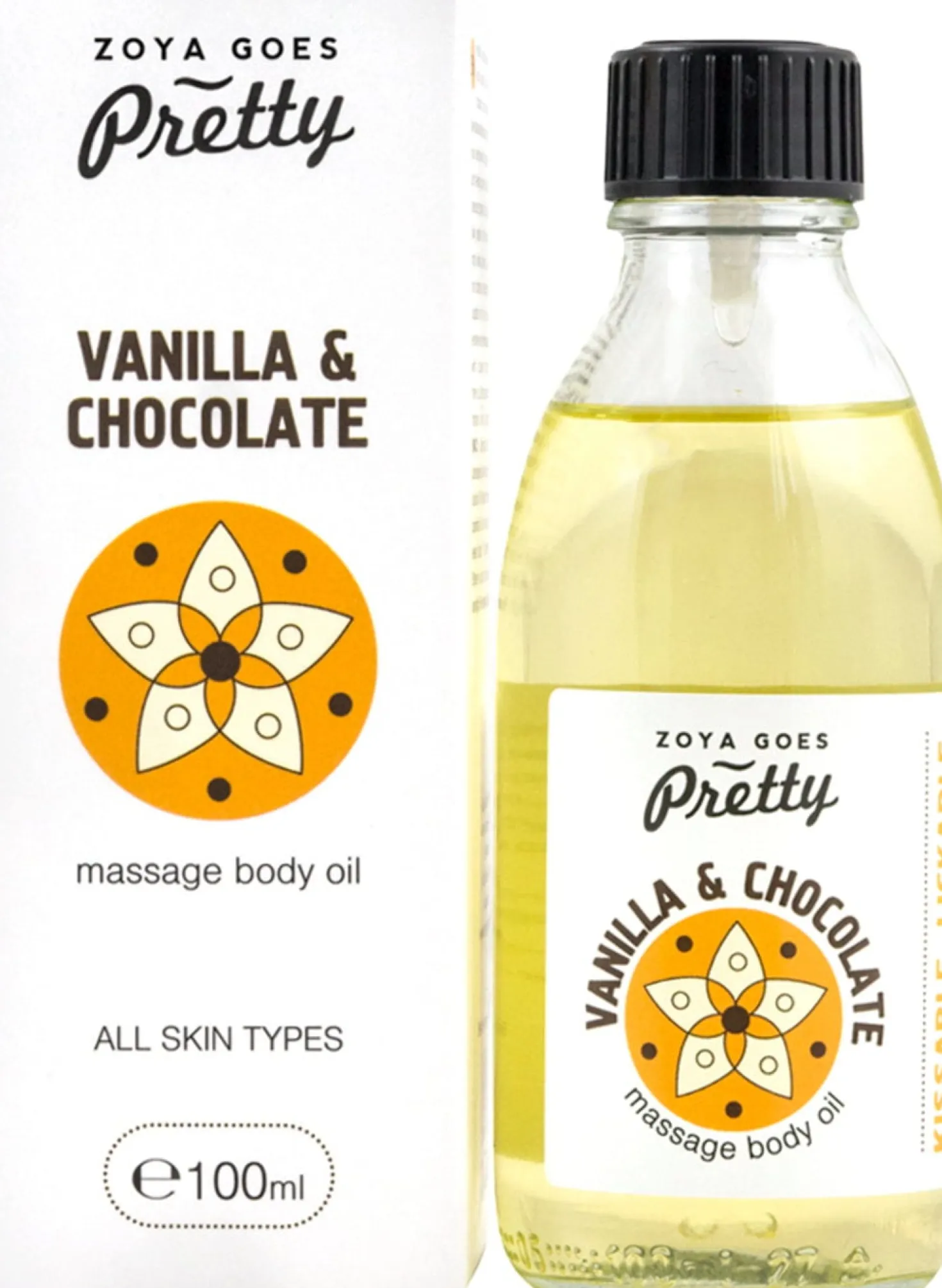 Vanilla & Chocolate Massage Body Oil, 100 ml