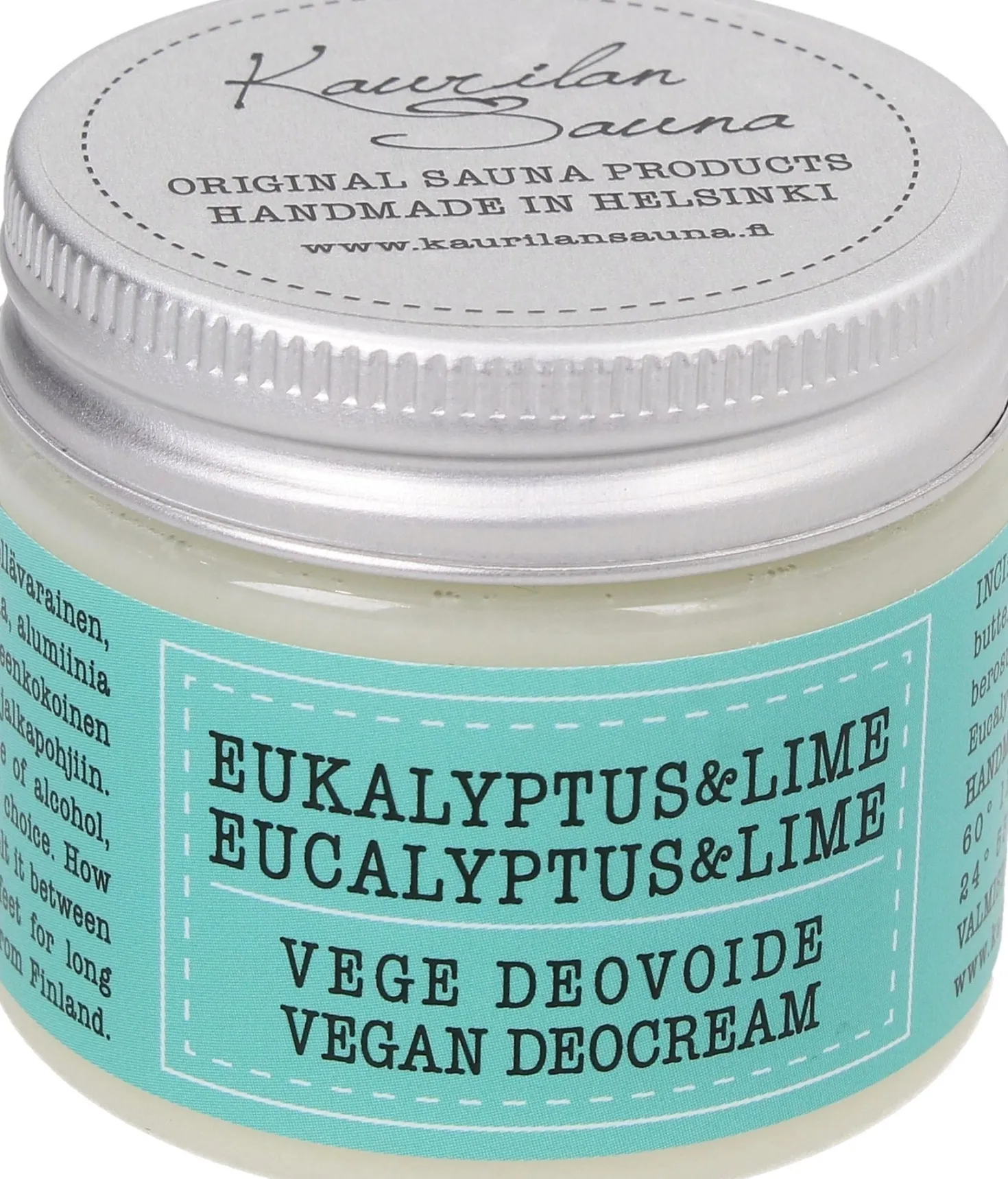 Vegan Deo Cream, Eucalyptus & Lime (50 ml)