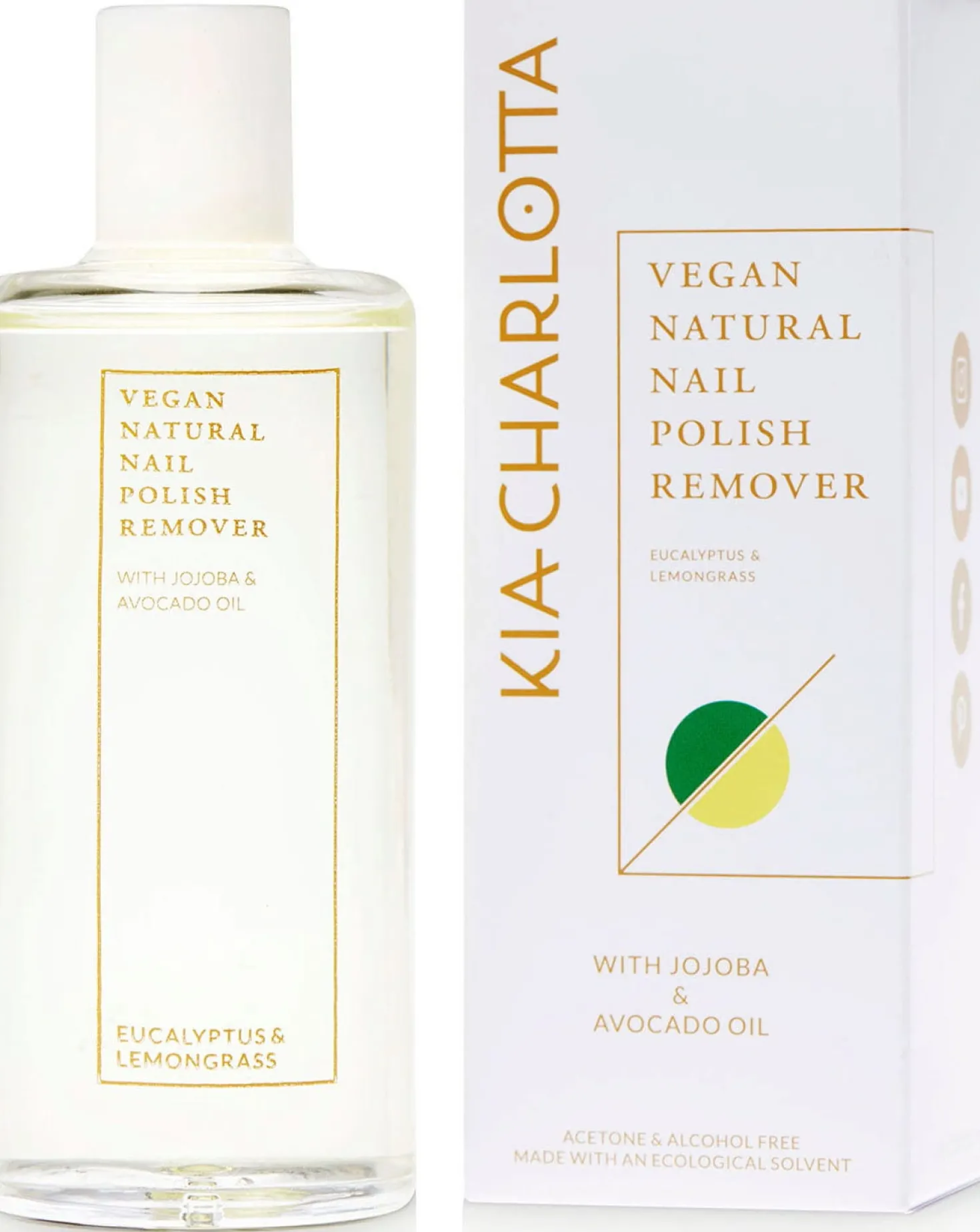Vegan Natural Nail Polish Remover, 100 ml