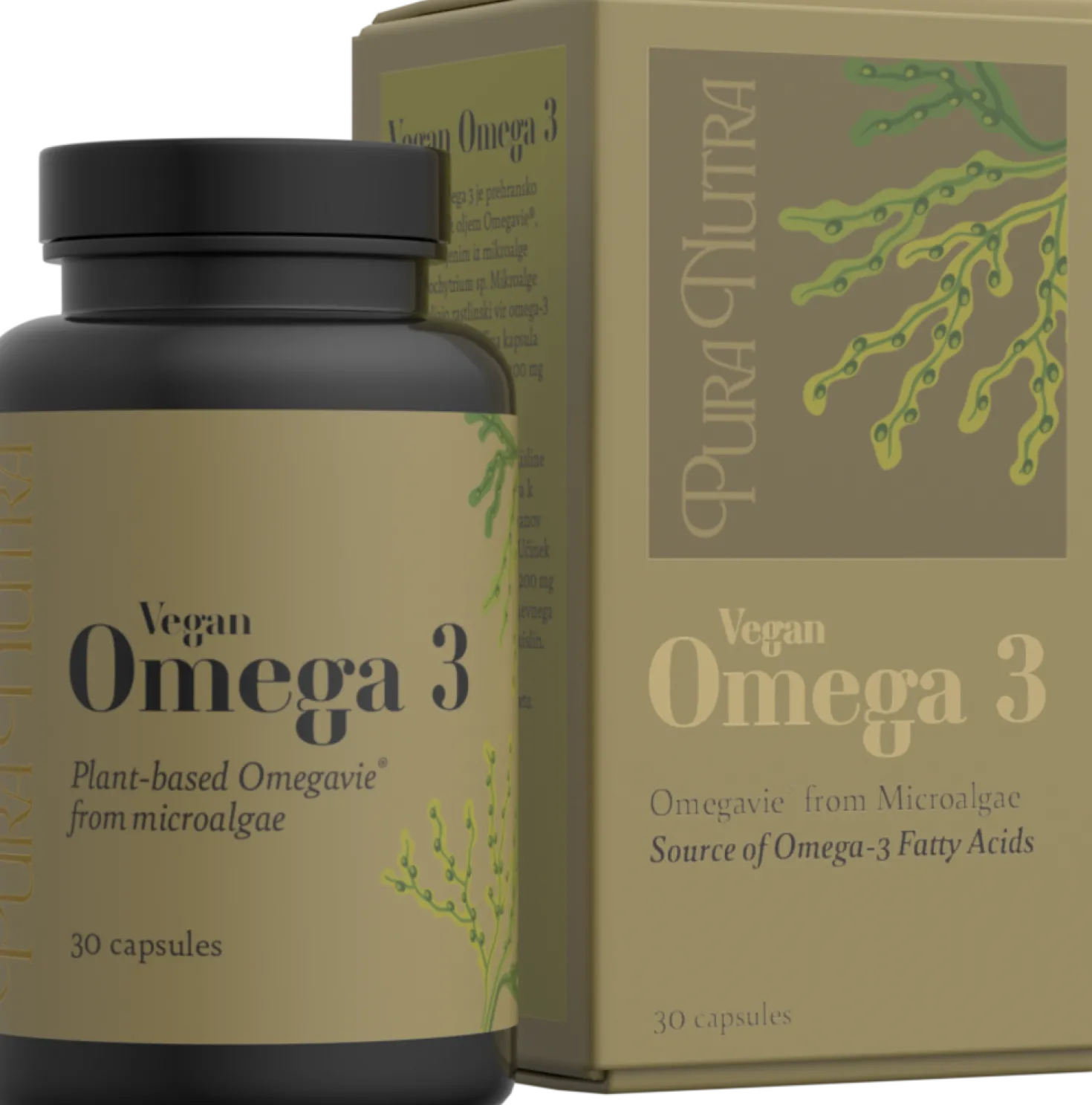 Vegan Omega 3, 30 capsule