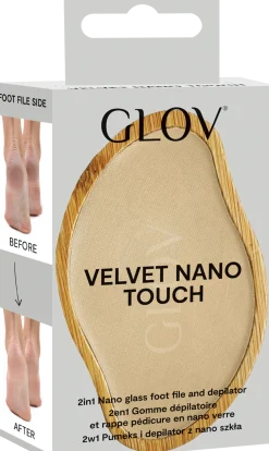 Velvet Nano Touch 2in1 Nano Glass Foot File & Depilator