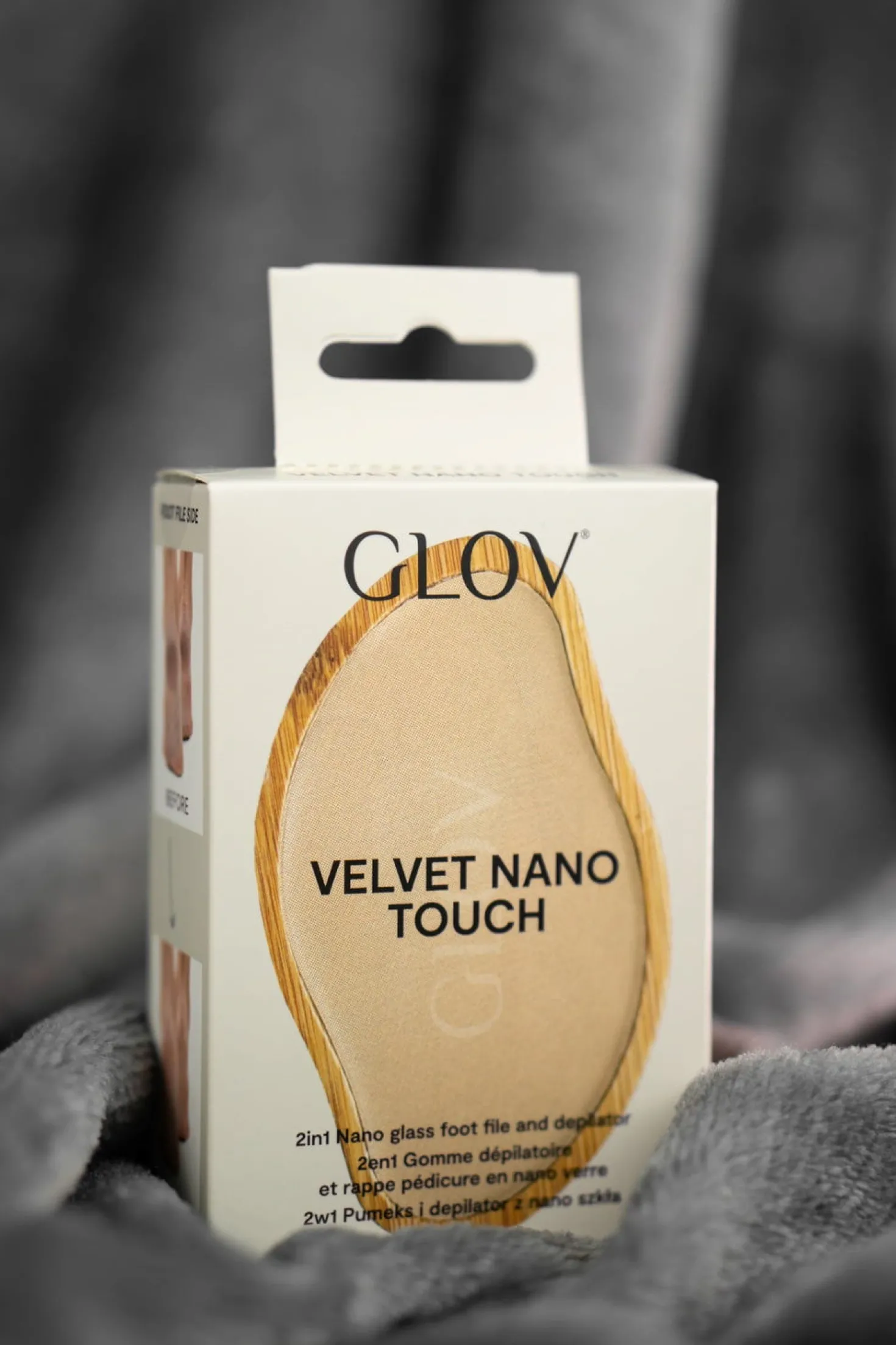 Velvet Nano Touch 2in1 Nano Glass Foot File & Depilator