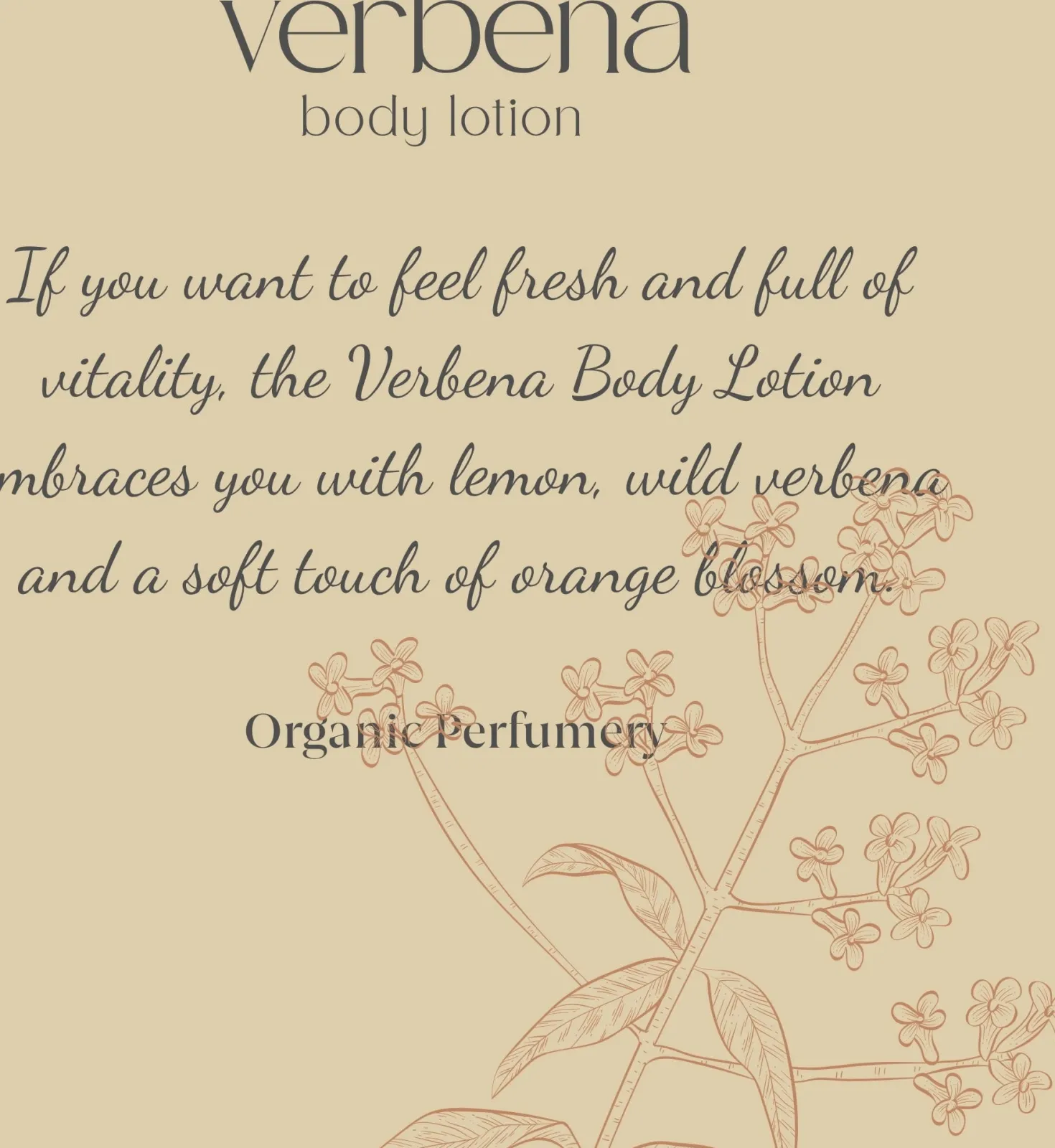 Verbena Biorganic Body Lotion, 200 ml