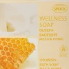 WELLNESS SOAP Saponetta Bagno-Doccia, Latte e Miele, 200 g