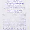 Winter Bath Salt Mallow & Thyme, 40 g