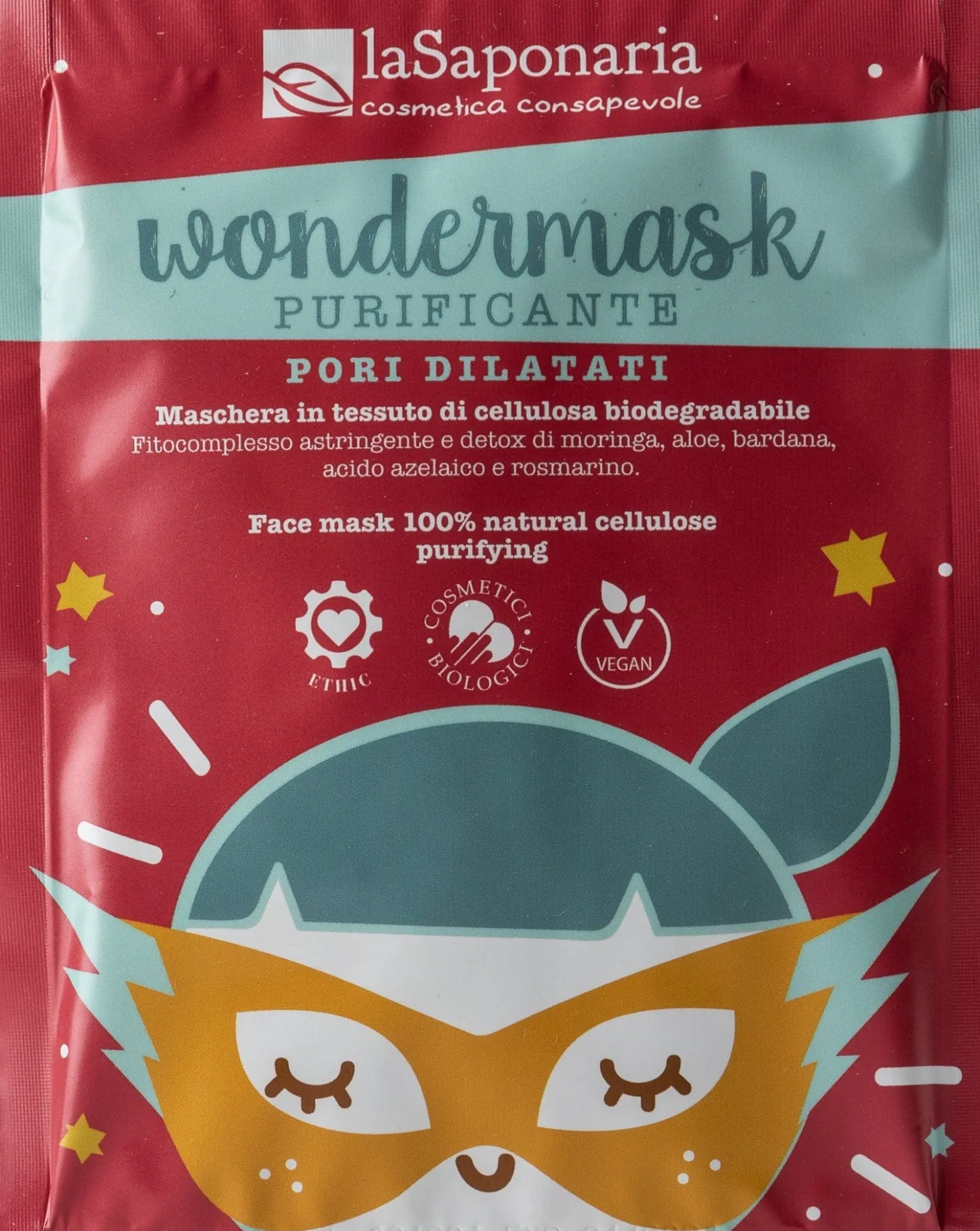 Wondermask Maschera in Tessuto Purificante, 10 ml