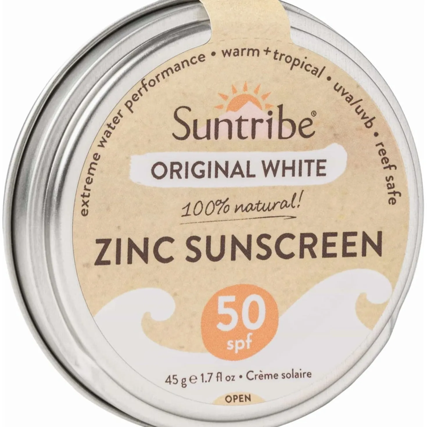 Zinc Sunscreen Face & Sport SPF 50, original white (45 g)